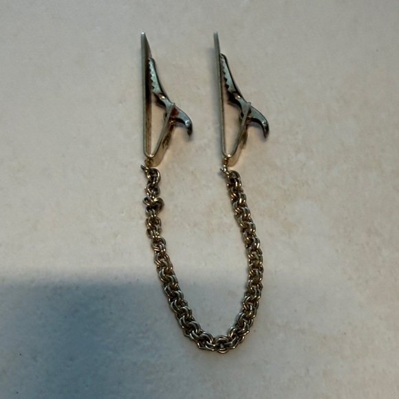 Vintage Silver and Gold Tone Sweater Clip - Picture 3 of 4